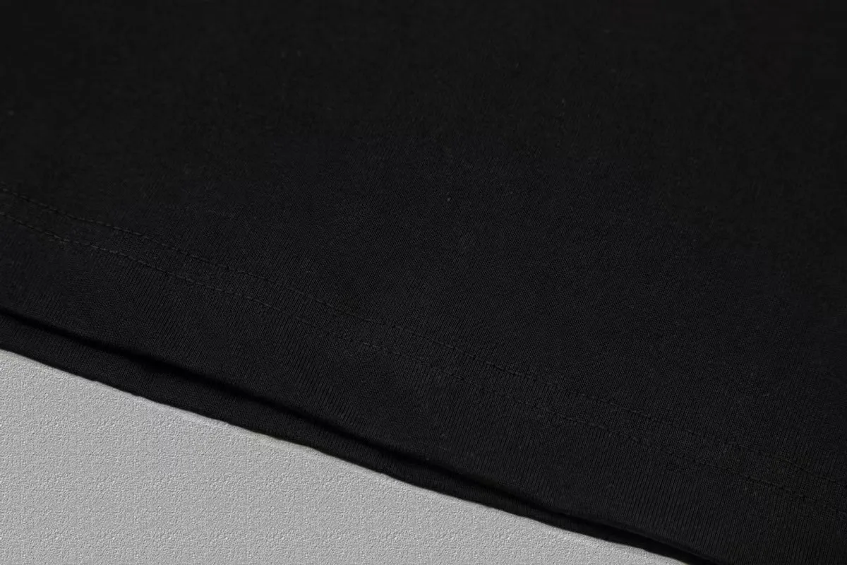 P80✨🔥 [Burberry] 2026FW short-sleeved T-shirt BBR letter LOGO printing Premium 26s double yarn 300g fabric Heavy fabric Customized frame rib same cylinder dyeing Complete three labels Men and women Same Style Color: Black White Blue Size: S M L XL 2XL